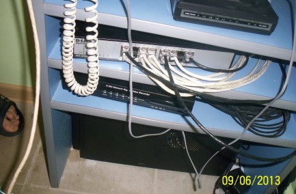 Система видеонаблюдения + GSM сигнализация в компьютерном центре NEON