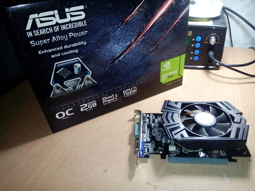 Видеокарта Asus GeForce GT 740 OC 2048MB 128bit GDDR5 - Обзор, тестирование и практическое применение